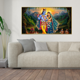 Elegant Radha Krishna Painting – Grace Your Space With Divinity